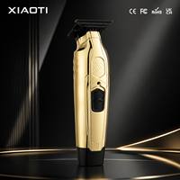 Tondeuse à cheveux dorée de la série Art XIAOTI, approuvée CE FC RoHS UKCA, tondeuse sans fil efficace pour les finitions