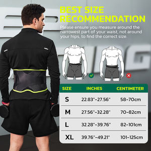 Lumbar Support Belt-8-Point Stability System Breathable 3D Knit Lightweight Durable Summer Protection Secure Dual-Lock Fit - Product Image 6