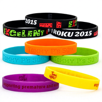 Pulsera Elástica de Silicona Personalizada con Mensaje o Logo, Muestra Gratis, Sin Pedido Mínimo, OEM, Económica