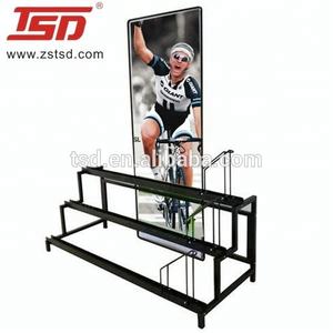 Estante de exhibición para bicicleta eléctrica, estante de exhibición de metal para bicicleta de montaña, <span class=keywords><strong>tienda</strong></span> deportiva personalizada - Product Image 6