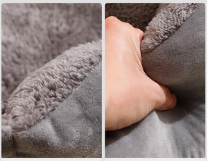 Lit carré pour chat Diverses couleurs tendance Lavable Nid doux Chenil Lit en peluche pour animaux de compagnie pour chats chiens - Product Image 6