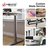 Bureau debout électrique à double moteur avec contrôle par application, hauteur réglable, ergonomique, verrouillage enfant, anti-collision, pour bureau à domicile