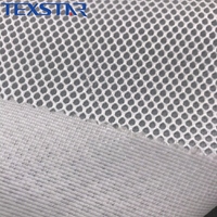 Tissu en maille hexagonale 3D respirant et écologique en polyester 100 % tricoté chaîne pour chaises, sacs et vêtements – Vente en gros