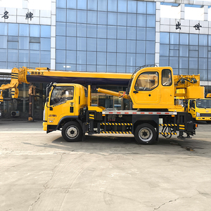 Camion léger avec grue articulée montée sur camion et accessoire tarière pour l'installation de poteaux électriques – Vente directe usine - Product Image 4