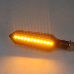 Autodragons - Intermitentes LED para Motocicleta de 12 V y 24 LED, Luces Intermitentes Dinámicas Blancas DRL, Intermitentes Amarillas, Luces de Freno Rojas Intermitentes - Product Image 5