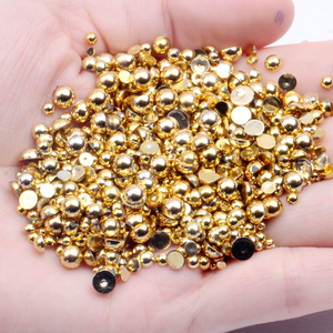 Ventes chaudes 2-5mm Tailles assorties 1000 pièces Nombreuses couleurs Strass en résine à dos plat pour vêtements Robes Décoration Nizi - Product Image 1