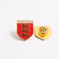 Broche Exquise en Alliage de Zinc Électroplaqué Double Couche, Style Britannique, Créative et Personnalisable, pour Festival