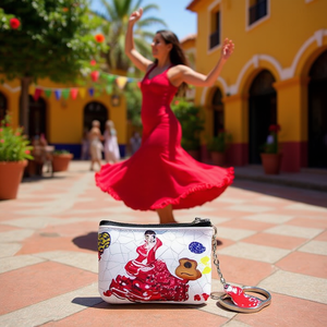 Portamonete Dancer 11,5x9 cm con portachiavi per donna, accessorio di moda - Product Image 3