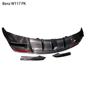 Para <span class=keywords><strong>mercedes</strong></span>-<span class=keywords><strong>benz</strong></span> <span class=keywords><strong>CLA</strong></span>-Class W117 PK estilo difusor trasero de fibra de carbono 2013-2020 - Product Image 5