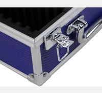 Boîte de rangement pour pièces de monnaie avec serrure, compatible avec les capsules multi-tailles et les pièces de monnaie de différentes tailles (dimes, pennies, nickels, quarts, dollars argentés, demi-dollars)