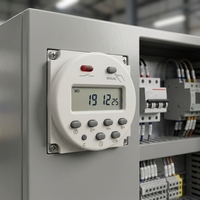 Module de minuterie numérique programmable hebdomadaire Elsine CN101A, AC 220-240V 50-60Hz 16A, relais temporisé unipolaire pour panneau de commande
