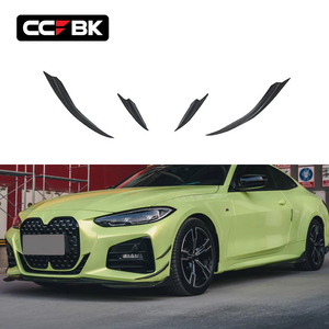 Alerones Laterales de Fibra de Carbono Seca para Parachoques Delantero <span class=keywords><strong>BMW</strong></span> Serie 4 G22 G23 <span class=keywords><strong>M</strong></span> <span class=keywords><strong>Sport</strong></span> 420i <span class=keywords><strong>420d</strong></span> 430i 430d 440i 440d 2020-2026 - Product Image 1