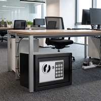JBElectronic Safe Kompakter Digitaler Tresor mit Tastatur, Diebstahlsicher, Stahlkonstruktion für Zuhause, Büro & Geschäft, Aufbewahrung von Wertsachen