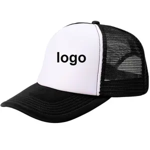 Neue Design angepasste Logo Baseball Hüte 5 Panel Mesh Trucker Hüte für Männer/Frauen