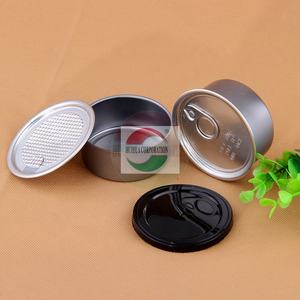 Venta al por mayor lata de metal de grado alimenticio para carne de atún buen precio contenedor de material metálico con tapa de PE de sellado de fácil apertura - Product Image 2