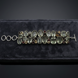 กำไลข้อมือเงินแท้ 925 ประดับพลอยหลากสีสัน ดีไซน์น่ารักจาก 925artpalace - Product Image 2