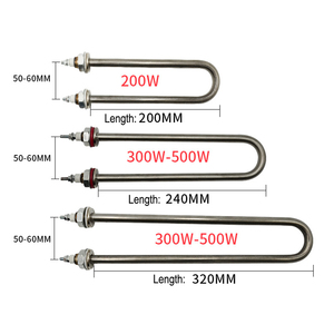 Calentador tubular personalizado en forma de I U W, elementos calefactores, calentador de bobina en espiral de agua de 110V y 220V - Product Image 3