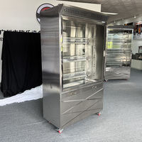 Vente directe d'usine gril à poulet à gaz équipement de rôtissoire commercial four griller la machine