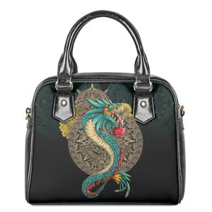 Bolsos baratos Mexican Aztec Warrior Route 66 US Bolsos de cuero para mujer Bolsos estampados a pedido Bolsos de mujer Bolsos de lujo para mujer - Product Image 4