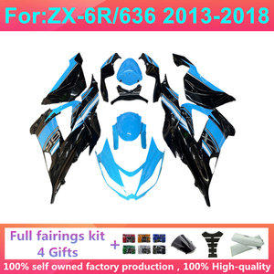 Nouveau kit de carénage complet ABS pour moto compatible avec <span class=keywords><strong>KAWASAKI</strong></span> Ninja ZX6R 636 ZX-6R 2013 2014 2015 2016 2017 <span class=keywords><strong>2018</strong></span> Kits de carénage Carrosserie - Product Image 4
