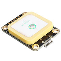 Antenne GPS passive en céramique et cuivre AC 1575r-A AC-GPS-D254 25x25x4mm, étanche IP65, fixation par soudure, couverture de signal 100/200M