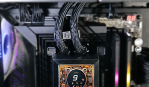 Nouveau stock <span class=keywords><strong>LIAN</strong></span> <span class=keywords><strong>LI</strong></span> Hydroshift 360R NOIR&BLANC Ventilateur à pales LCP Refroidisseur CPU AIO ARGB Refroidissement liquide 300W TDP Roulement fluide <span class=keywords><strong>Gaming</strong></span> - Product Image 2