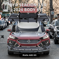 Accessoires de voiture pour BYD Sealion 7 EV 2024 : Kit complet de lèvres de pare-chocs avant et arrière et jupes latérales en ABS finition mate