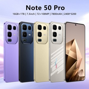 热销 Note 50 Pro 5G 智能手机 LED 显示屏 50MP AI 摄像头功能手机 Android 低价格版 - Product Image 6