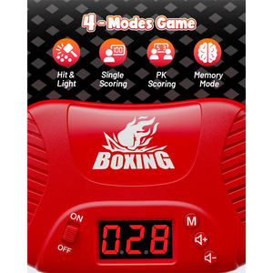 Ensemble de boxe <span class=keywords><strong>avec</strong></span> sac de frappe <span class=keywords><strong>gonflable</strong></span> et système de notation - Product Image 3