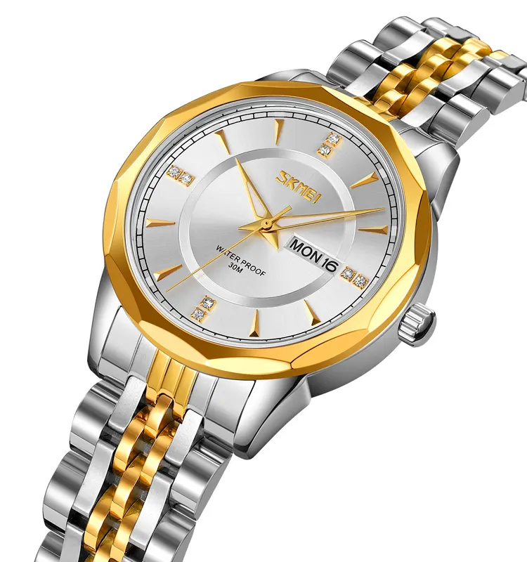 9264 पट्टा घड़ी Movt क्वार्ट्ज घड़ी स्टेनलेस स्टील सीट बेल्ट लगा लो तितली सुपर घड़ी महिलाओं के लिए