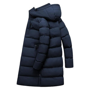 <b>Men's</b> <b>Long</b> Puffer Jacket Winter Warm <b>Coat</b> Waterproof Breathable Lightweight Polyester Outdoor Casual Front - Product Image 5