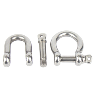 Manilles en acier inoxydable 304 Jinchao, type D, manille à arceau, anneau en U, matériel de levage robuste - Product Image 4