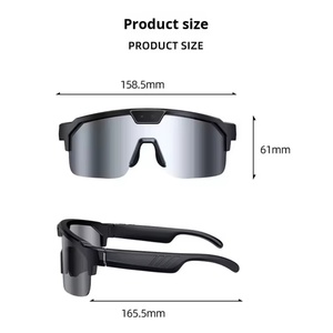AI Smart Cycling Glasses Q01 Camera Video <b>Record</b> Real-<b>time</b> Translation UV Protection Mirror Plastic Sports Eyewear Fishing Men - Product Image 6