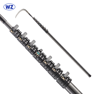 Poteau télescopique en fibre de carbone <span class=keywords><strong>pas</strong></span> <span class=keywords><strong>cher</strong></span> prix personnaliser bonne <span class=keywords><strong>pince</strong></span> de verrouillage <span class=keywords><strong>à</strong></span> rabat en nylon <span class=keywords><strong>pince</strong></span> supplémentaire pour votre propre adaptateur - Product Image 5