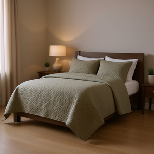 Juego de Edredón Geométrico Moderno de 3 Piezas, Ropa de Cama para Todas las Temporadas, Decoración de Dormitorio Confortable - Product Image 2