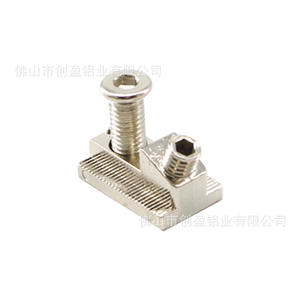 Deying Industrial Built-in Groove Fasteners 3040 Aluminum Profile <b>Accessories</b> with Right Angle Boat-Shaped Fixing Components - Product Image 5