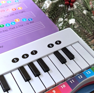 Interaktives Frühlernspielzeug für Kinder: Klavier-Soundbuch mit Musikmodul, Liedern und Lernspaß - Pädagogisches Geschenk - Product Image 2