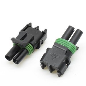 1 hộp 323 cái <span class=keywords><strong>Delphi</strong></span> 2.5mm không thấm nước điện dây kết nối 1 2 3 4 6 pin thời tiết gói GM ô tô nữ nam ổ cắm cắm - Product Image 5