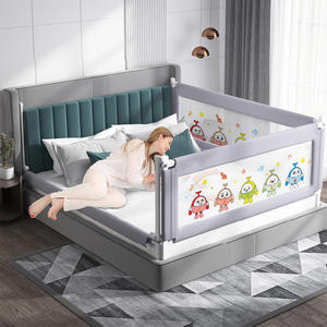 מתכווננת יחידה חד-יד תינוק מיטת רכבת מגן בטיחות עבור פעוטות וילודים - Product Image 3