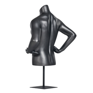 Barato negro Torso parte superior del cuerpo deporte maniquí hombres <span class=keywords><strong>busto</strong></span> medio cuerpo Sportwear maniquíes - Product Image 5
