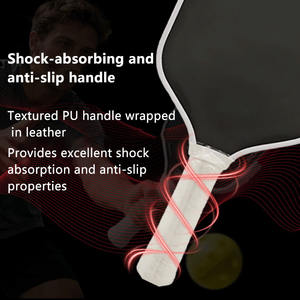 Toptan Gen5 T700 Karbon Fiber Pickleball Raketi Termoformlu 16mm <span class=keywords><strong>Pro</strong></span> Tek Parça Yüzey Sweetspot Performans Özel Logo - Product Image 3