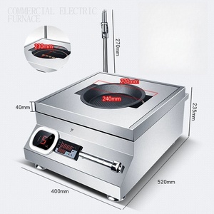 OEM/ODM 8KW fornello a induzione a bruciatore singolo commerciale con pannello in ceramica, Hotpot portatile per alberghi - Product Image 4