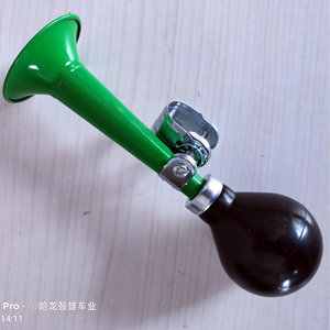 Klaxon d'air pour vélo, son fort, accessoire de sonnette de vélo, rouge, bleu, vert, noir - Product Image 2