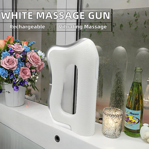 BELEN L004 OEM, couteau à fascia électrique portable blanc rechargeable, vibration, chauffage, masseur corporel, pistolet de massage EMS - Product Image 2