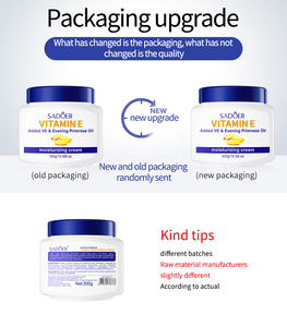 Crème de beauté nourrissante pour le visage SADOER 300g, huile d'onagre jour et nuit, vitamine E, pour femme - Product Image 5