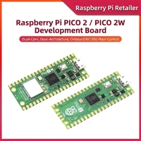 Placa de Desarrollo Raspberry Pi PICO2, Placa Madre con Microcontrolador de Doble Núcleo RISC-V Raspberry Pi Pico 2W