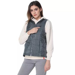 Qualità popolare personalizzato inverno autunno <span class=keywords><strong>verde</strong></span> <span class=keywords><strong>gilet</strong></span> riscaldato per le donne in poliestere - Product Image 1