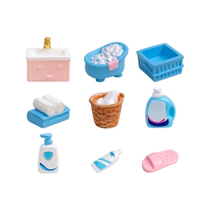 Artigianato creativo Micro paesaggio in resina fai da te decorazione per la casa ornamenti in miniatura oggetti da bagno oggetti di scena per il paesaggio del bagno - Product Image 5