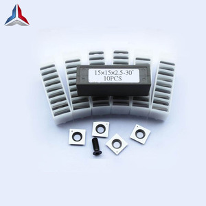 ใบมีดงานไม้ทังสเตนคาร์ไบด์ YG6A ขนาด 15x15x2.5 มม. 30 องศา ทนทานต่อการสึกหรอ สำหรับเครื่องกัด - Product Image 4