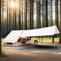 Tente Gonflable de Luxe Grande Taille Quatre Saisons, Une Chambre pour Famille, Mur en Toile Imperméable, Poteaux Gonflables Automatiques pour l'Extérieur
